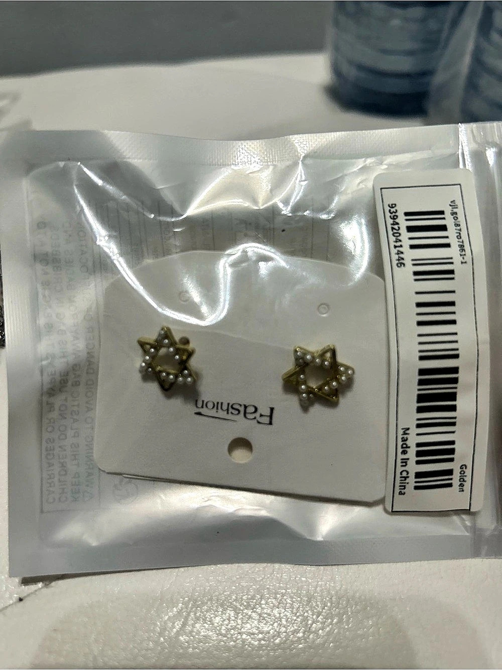 Fashion Jewelry Gold-Tone Stud Earrings NWT